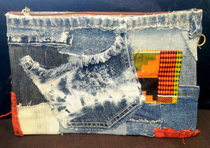 Denim Wristlet